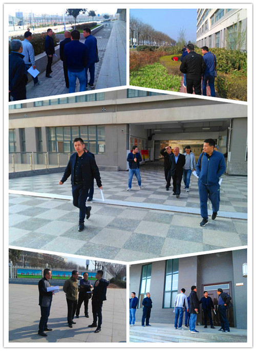安保处领导带队实地考察单招考试场地