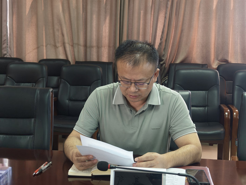 李晓斌副处长就临渭校区迎新后勤保障工作进行专项部署