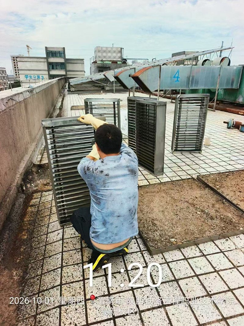 油烟管道清洗作业
